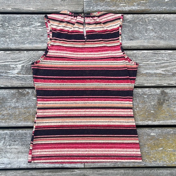 Chaps Striped Tank Top - Picture 6 of 8